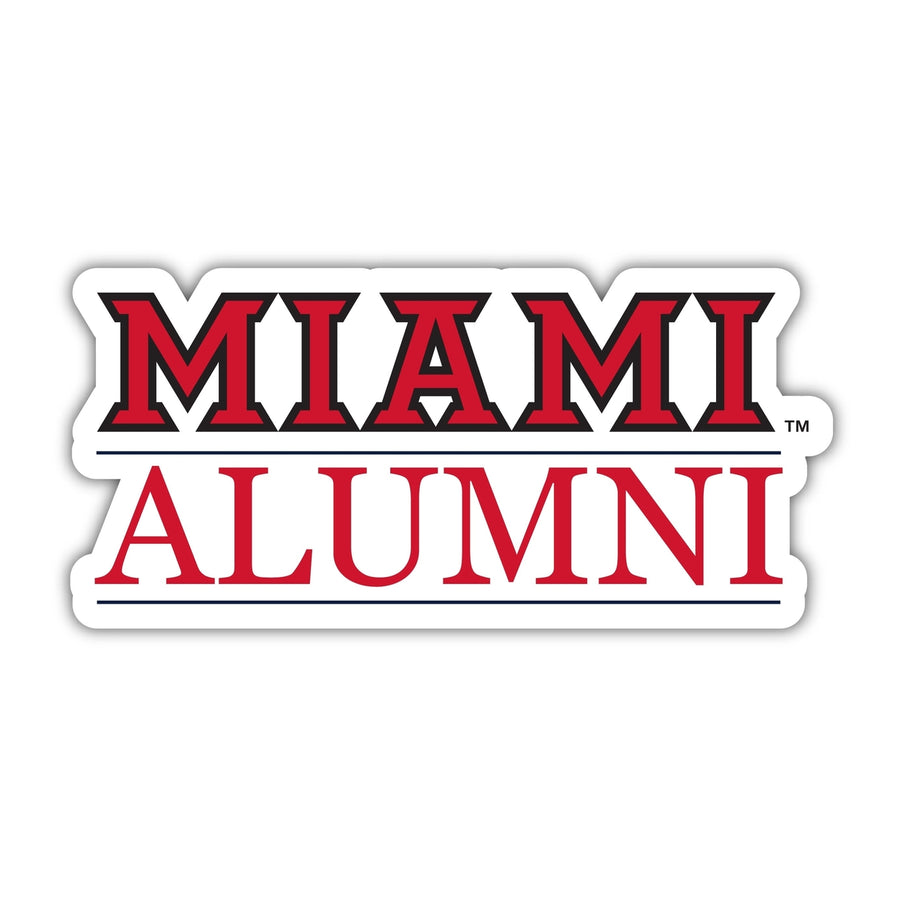 Miami of Ohio 4-Inch Laser Cut Alumni Vinyl Decal Sticker Officially Licensed Collegiate Product Image 1