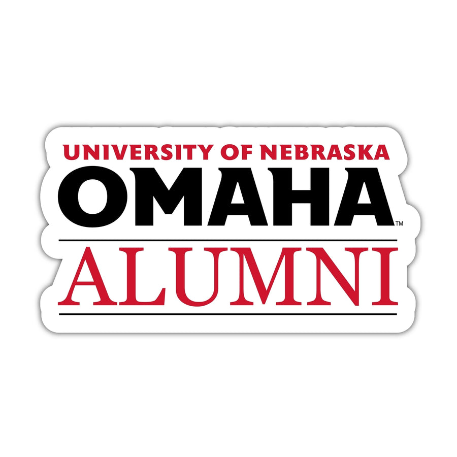 Nebraska at Omaha 4-Inch Laser Cut Alumni Vinyl Decal Sticker Officially Licensed Collegiate Product Image 1