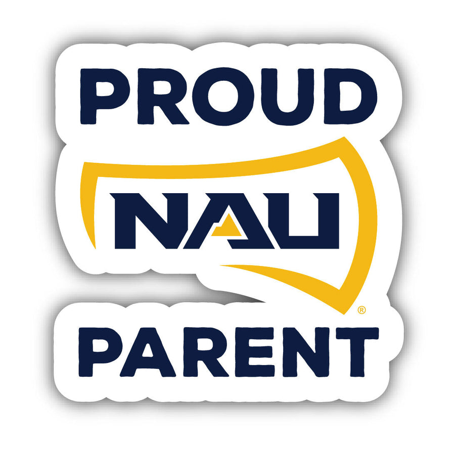 Northern Arizona University 4-Inch Laser Cut Proud Parent Decal Sticker Officially Licensed Collegiate Product Image 1