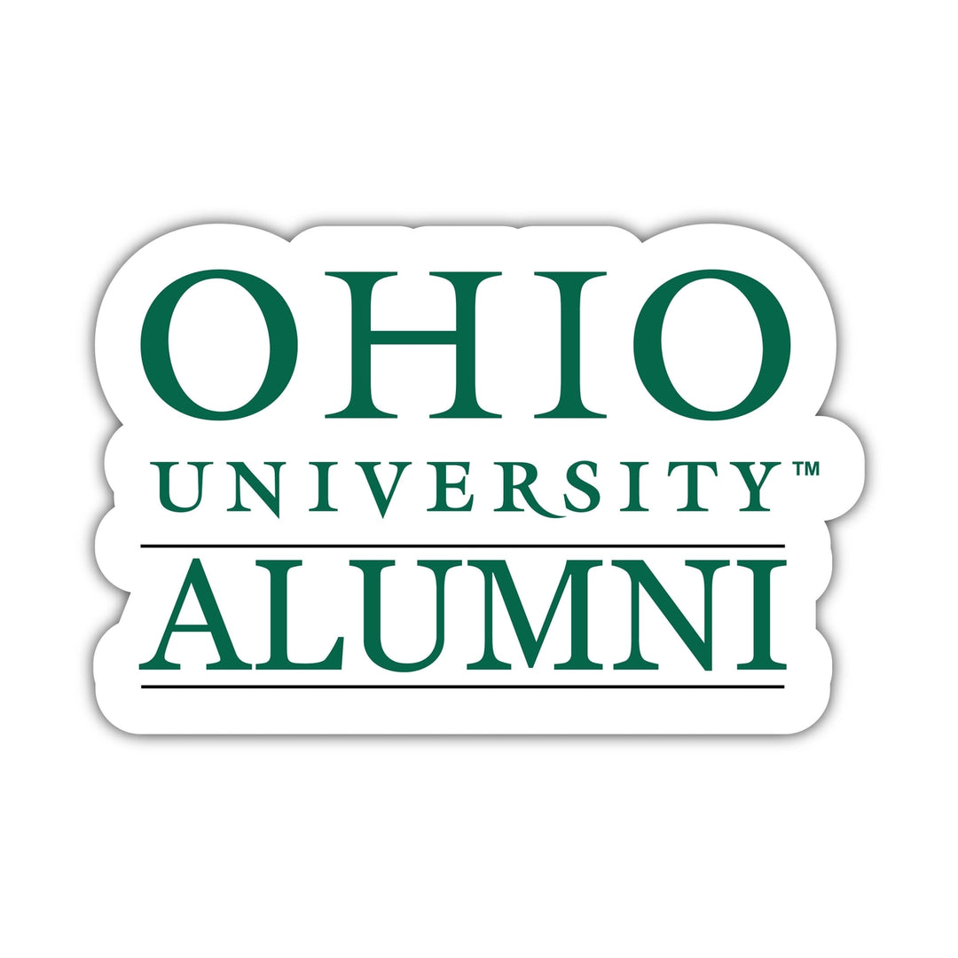 Ohio University 4-Inch Laser Cut Alumni Vinyl Decal Sticker Officially Licensed Collegiate Product Image 1