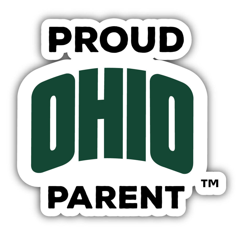 Ohio University 4-Inch Laser Cut Proud Parent Decal Sticker Officially Licensed Collegiate Product Image 1