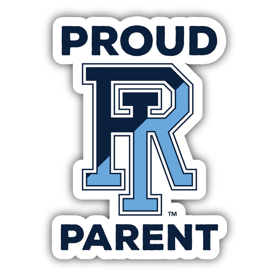 Rhode Island University 4-Inch Laser Cut Proud Parent Decal Sticker Officially Licensed Collegiate Product Image 1