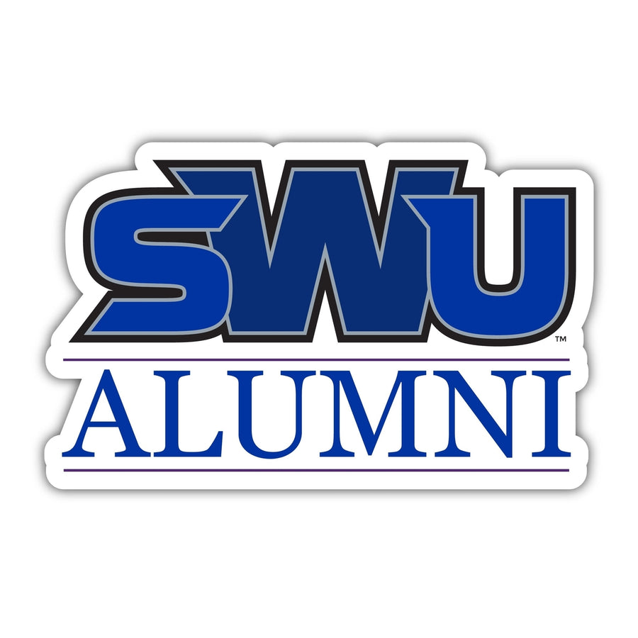 Southern Wesleyan University 4-Inch Laser Cut Alumni Vinyl Decal Sticker Officially Licensed Collegiate Product Image 1