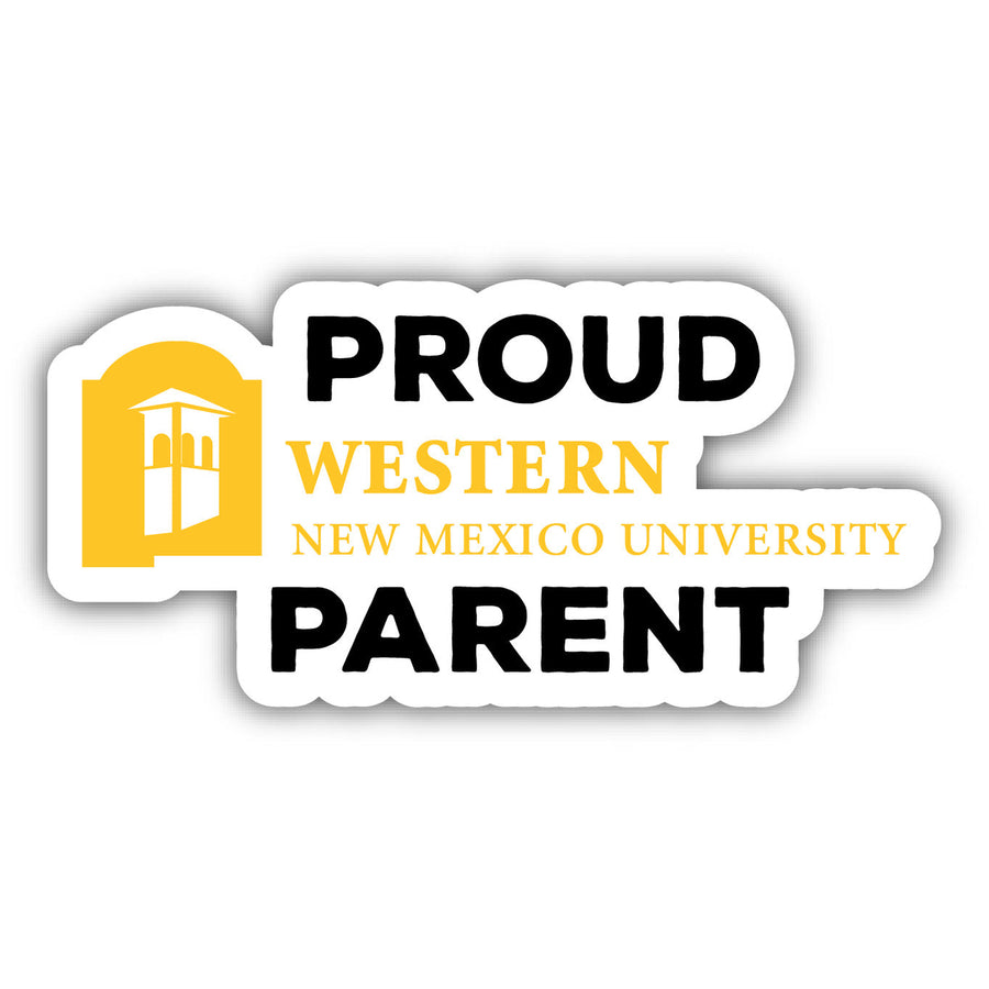 Western Mexico University 4-Inch Laser Cut Proud Parent Decal Sticker Officially Licensed Collegiate Product Image 1