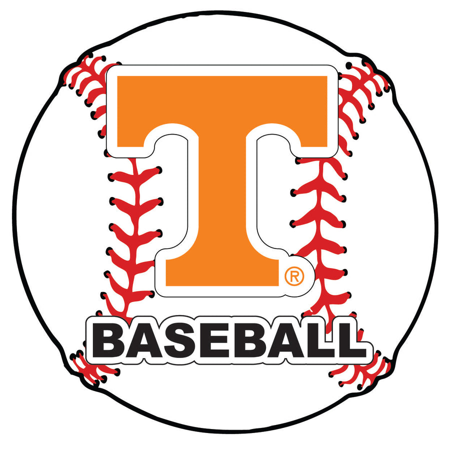 Tennessee Knoxville 4-Inch Baseball Vinyl Decal Officially Licensed Collegiate Product Image 1