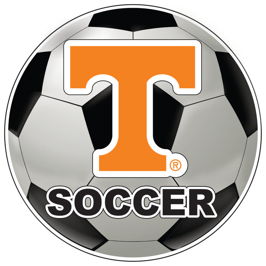 Tennessee Knoxville 4-Inch Soccer Vinyl Decal Officially Licensed Collegiate Product Image 1