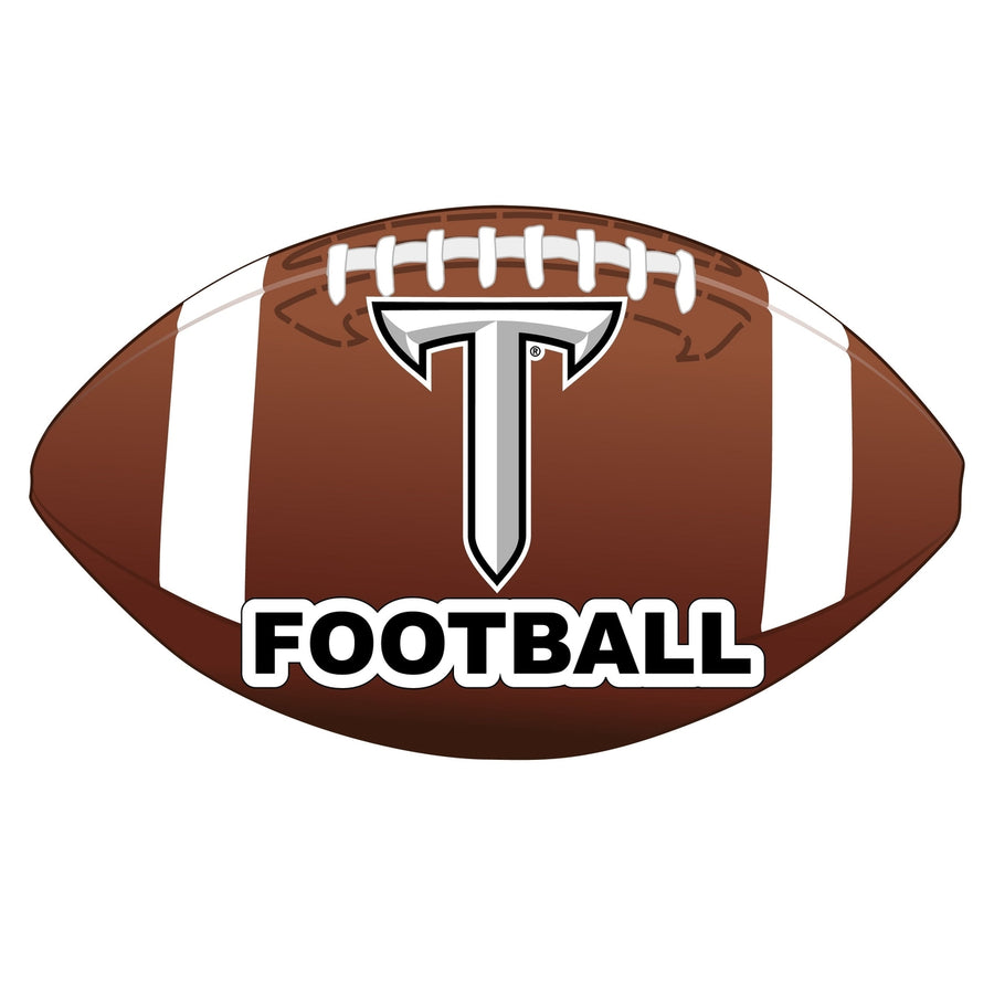 Troy University 4-Inch Football Vinyl Decal Officially Licensed Collegiate Product Image 1