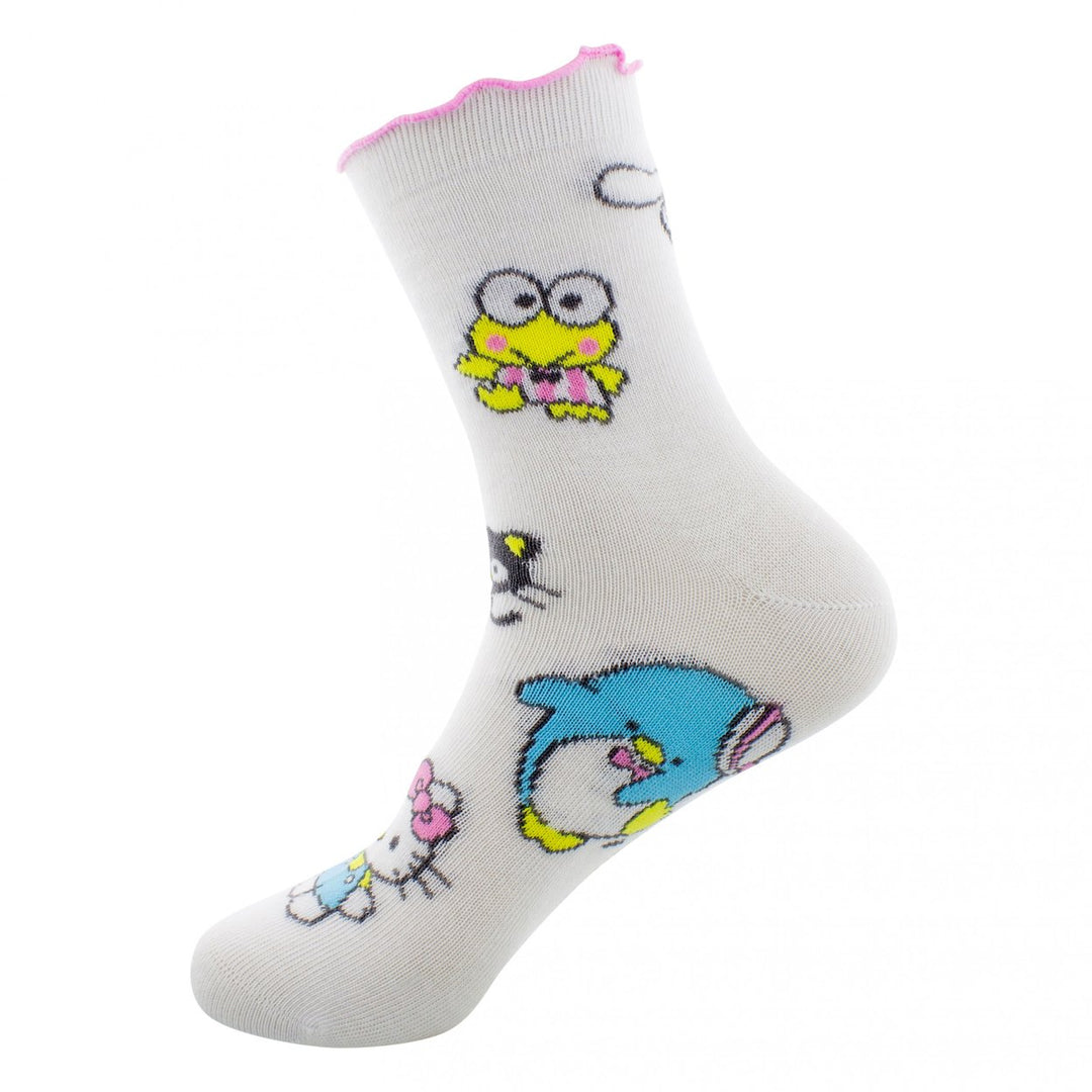 Hello Kitty and Friends Sanrio Womens Ribbed Lettuce Socks 2-Pack Image 4