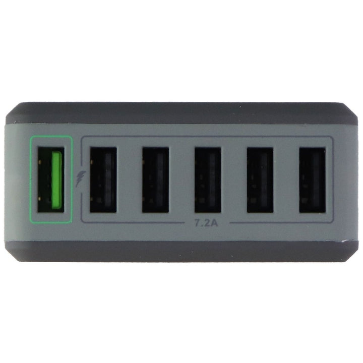 Ventev 10.2-AMP QC 3.0 (6-Port) Rapid USB Charging Hub RQ600 - Gray Image 3