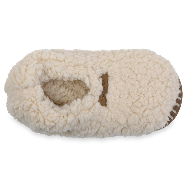 Gaahuu womens cozee faux shearling lined mocassin soft sole slipper Image 1