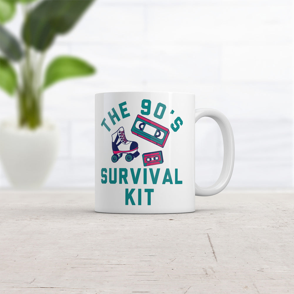 The 90s Survival Kit Mug Sarcastic Retro Graphic Coffee Cup-11oz Image 2