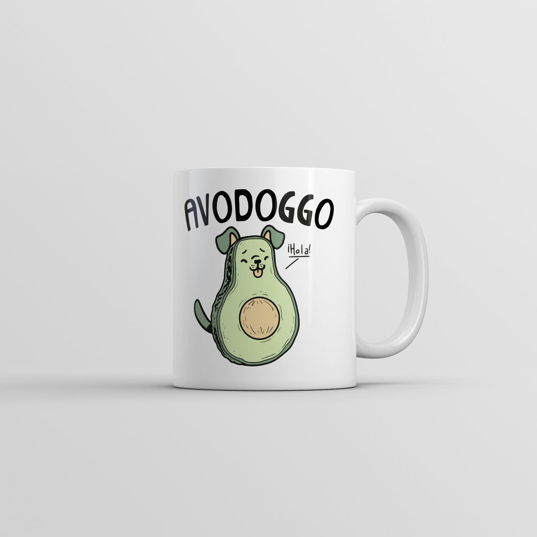 Avodoggo Mug Funny Cute Puppy Graphic Coffee Cup-11oz Image 1