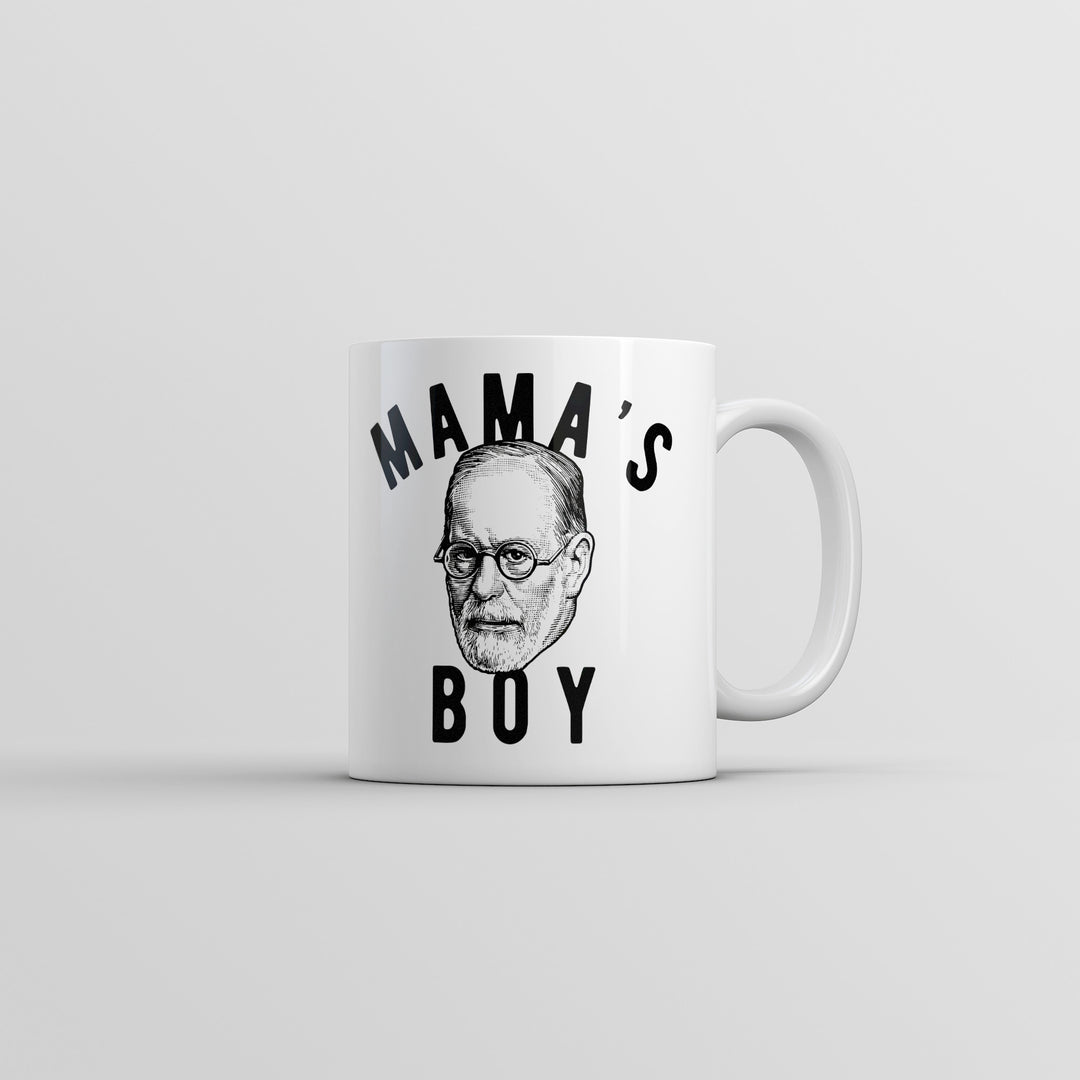 Mamas Boy Sigmund Freud Mug Funny Sarcastic Graphic Novelty Coffee Cup-11oz Image 1