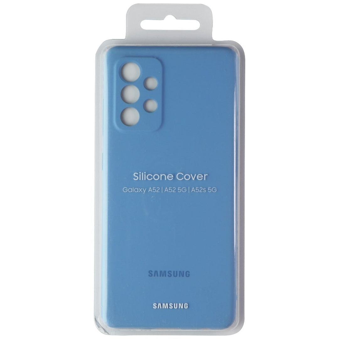 Samsung Silicone Cover for Galaxy A52A52 5GA52s 5G - Blue Image 1