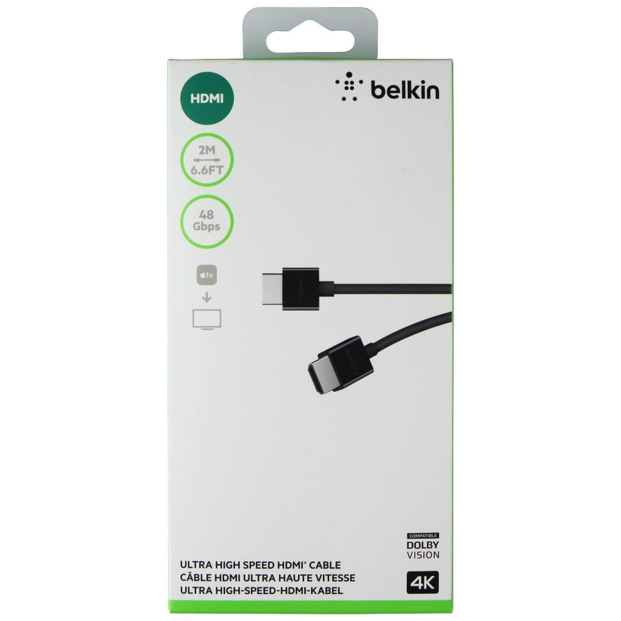 Belkin (4K) Ultra HD High Speed HDMI Cable (2M) - Black Image 1