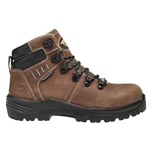 Avenger Womens 6-inch Waterproof Carbon Toe Work Boots A7451 Brown Size 8 Image 4