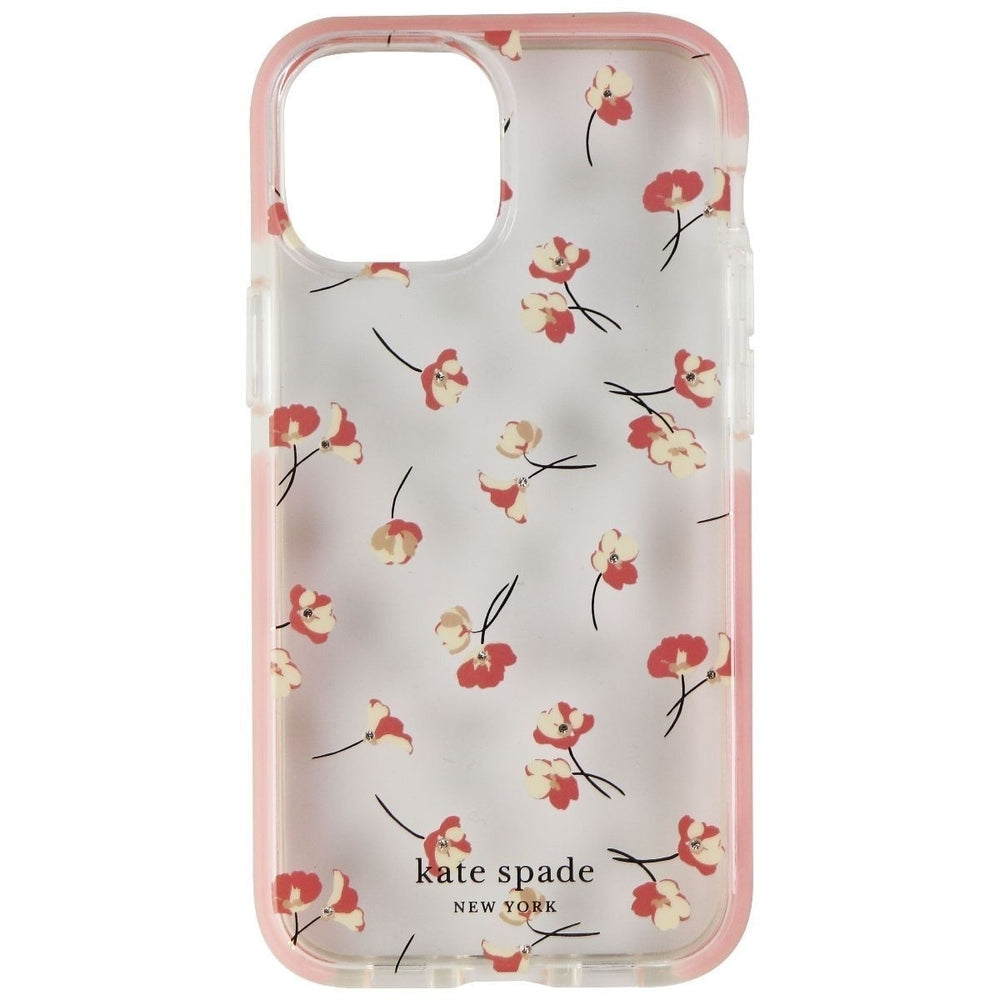 Kate Spade Defensive Case for Apple iPhone 13 Mini / 12 Mini - Falling Poppies Image 2