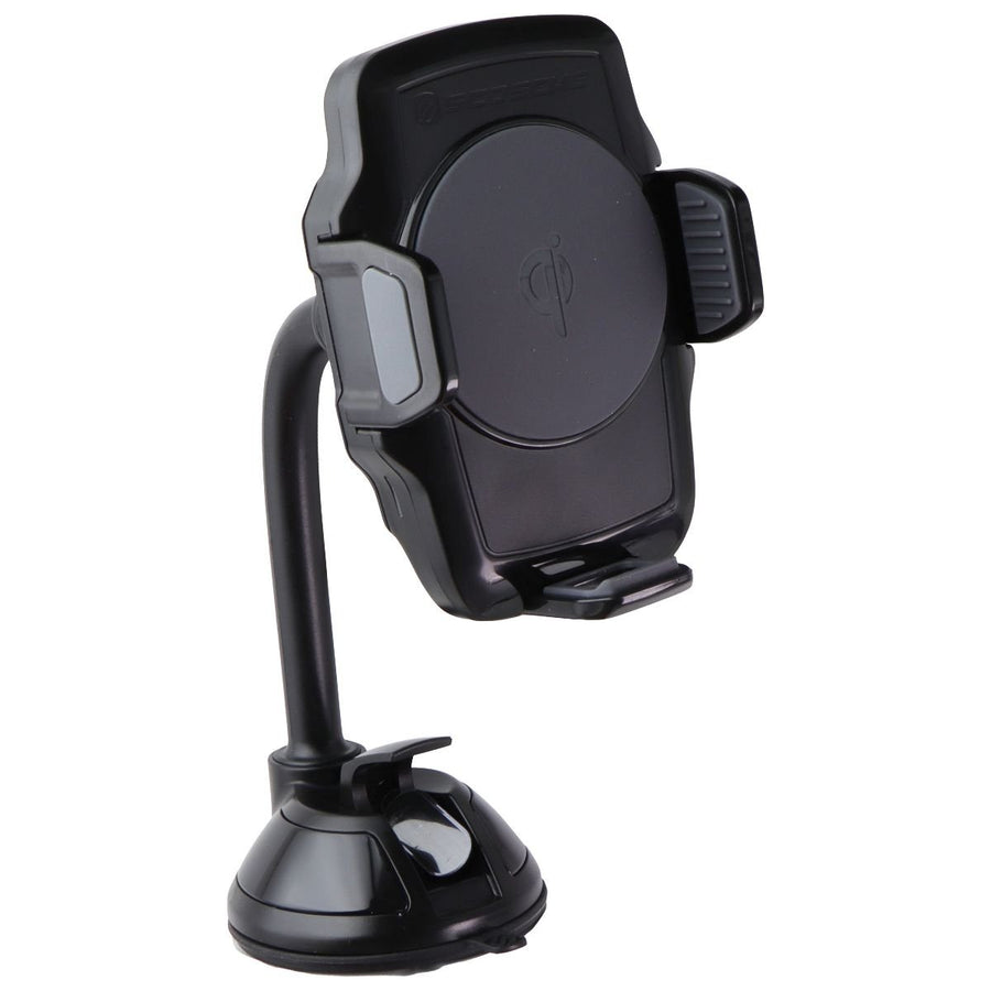 Scosche StuckUp Qi Wireless Fast Charging Window/Dash Mount - Black Image 1