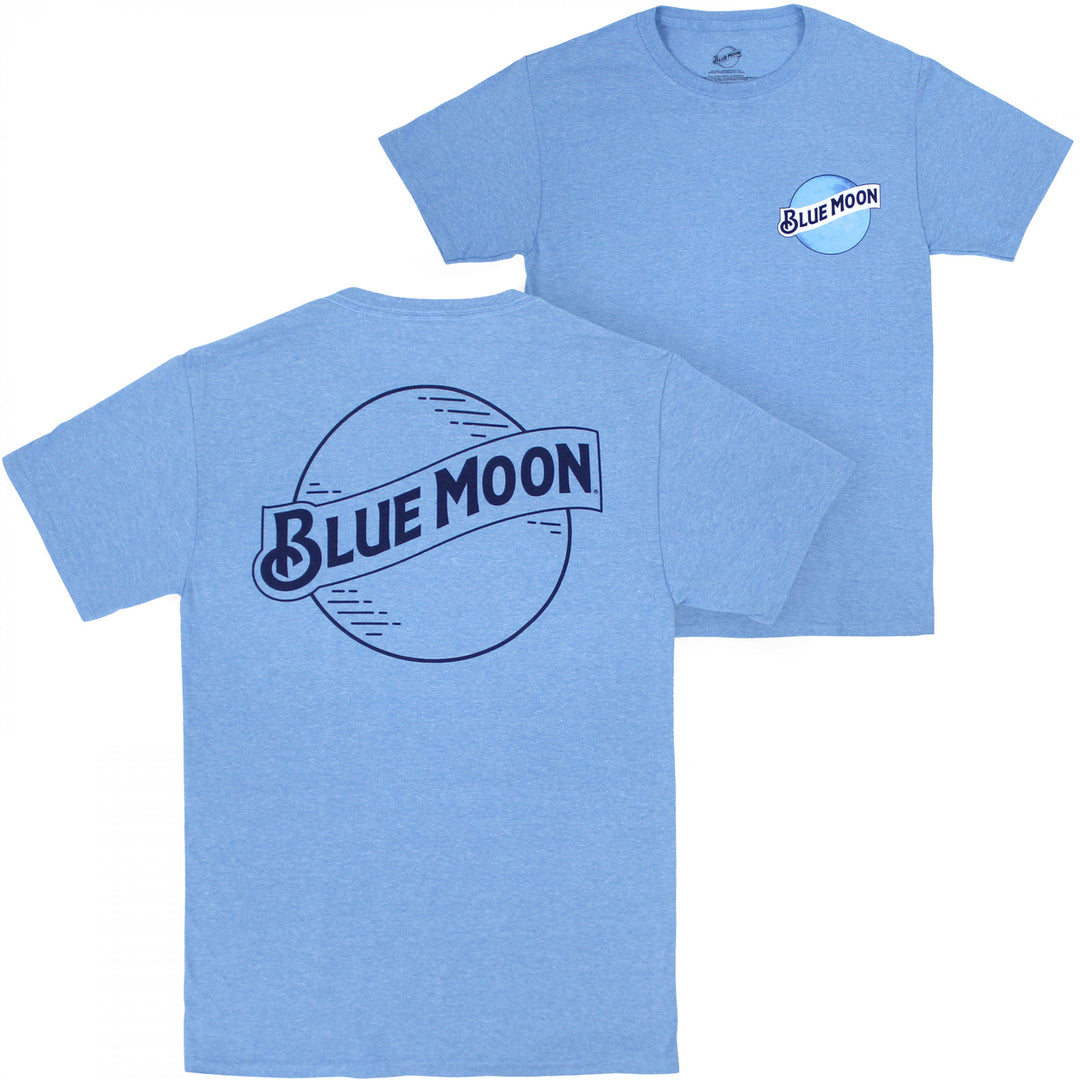 Blue Moon Logo Printed T-Shirt Image 1