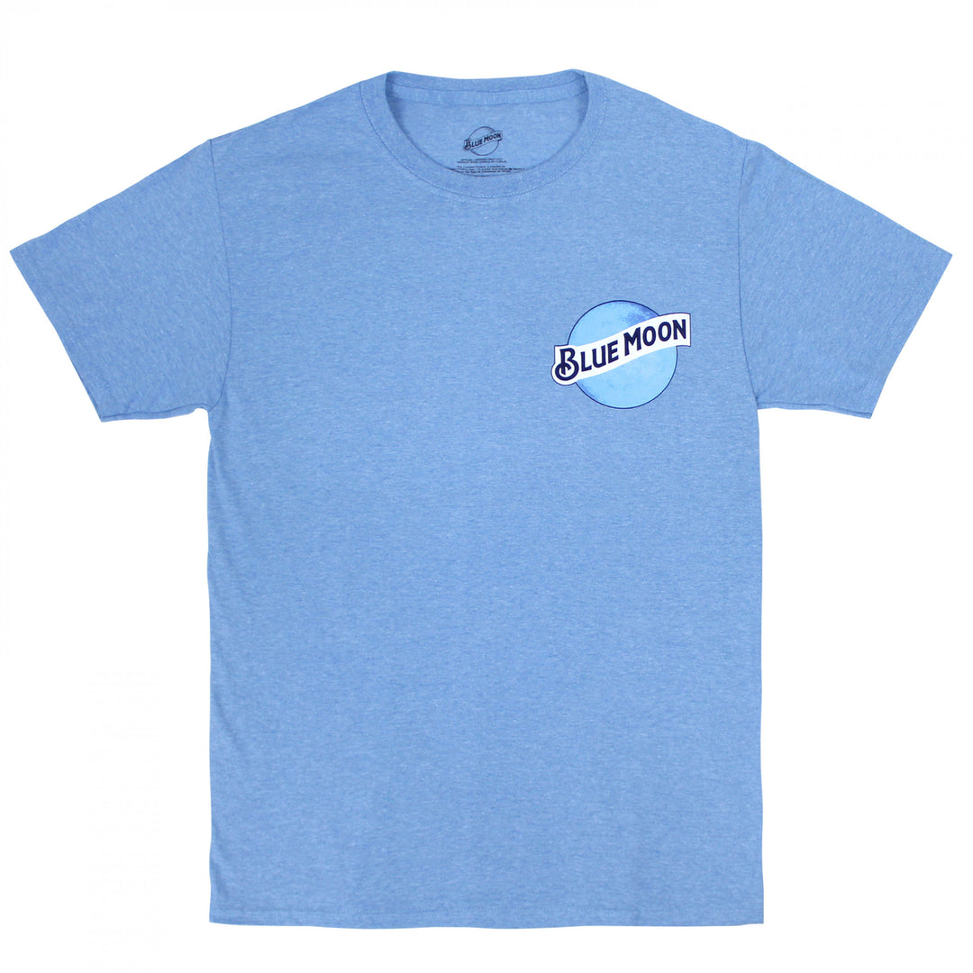 Blue Moon Logo Printed T-Shirt Image 2