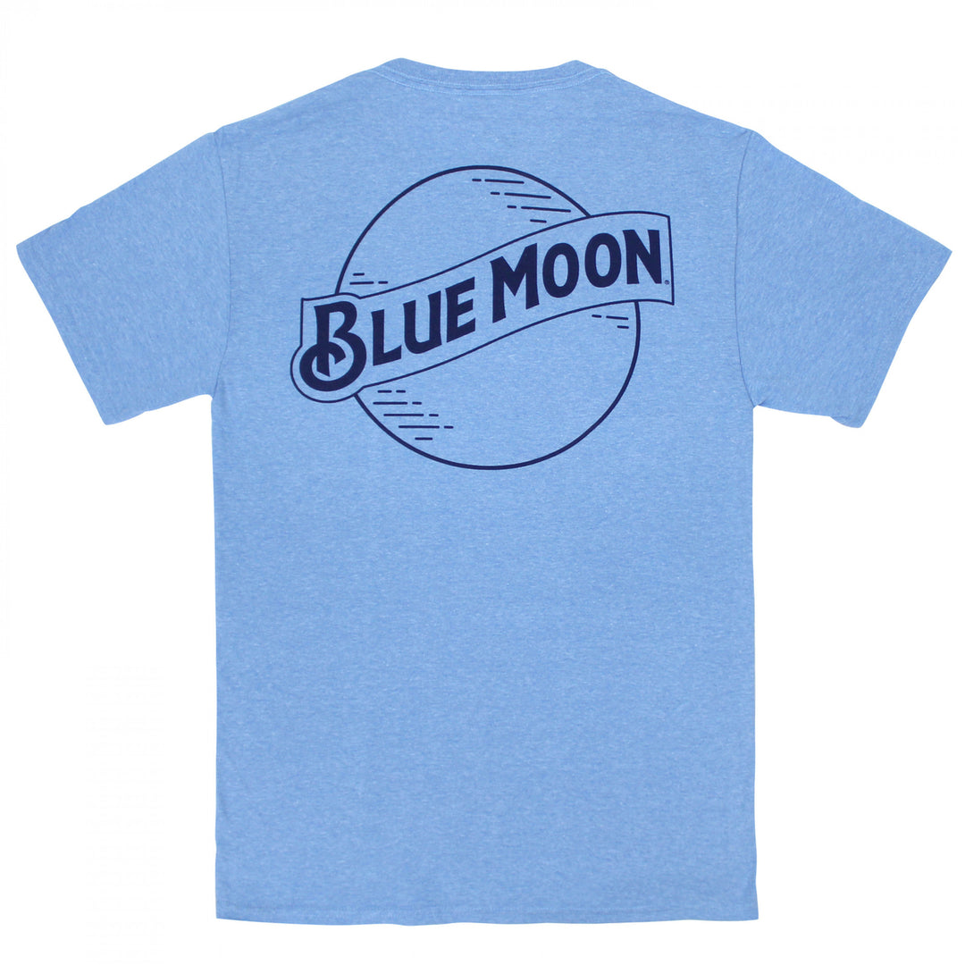 Blue Moon Logo Printed T-Shirt Image 3