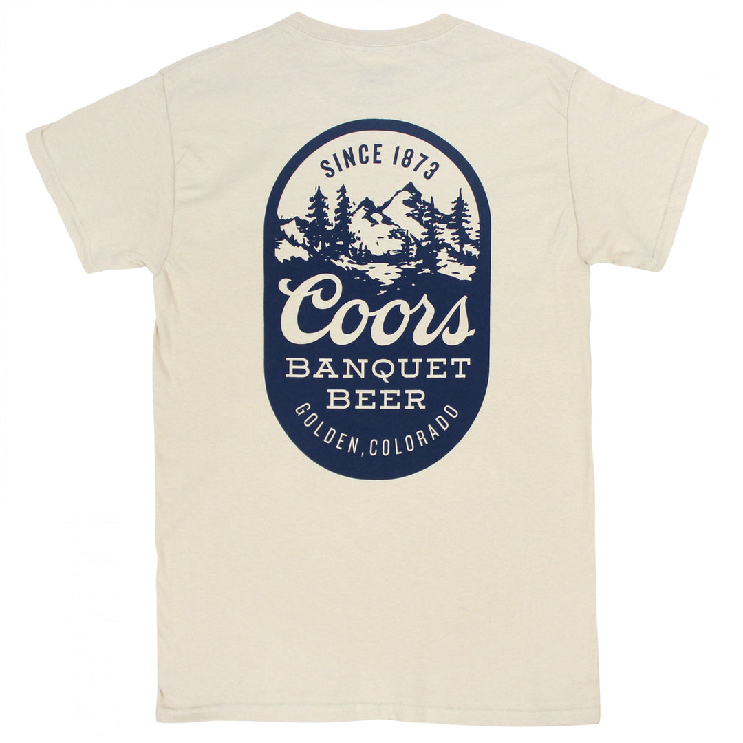 Coors Banquet Golden Colorado Since 1873 T-Shirt Image 3