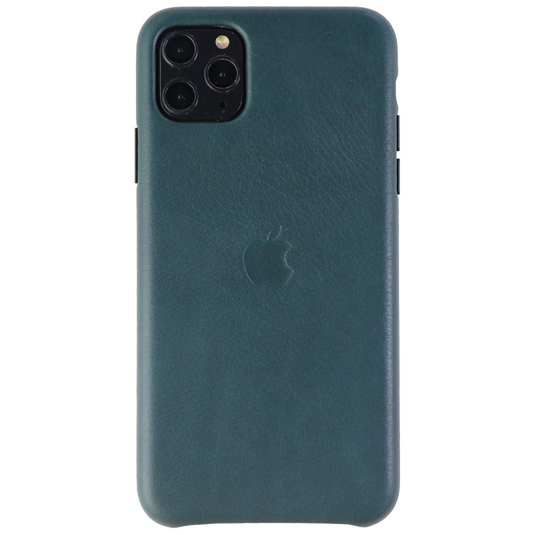 Apple Leather Case (for iPhone 11 Pro Max) - Forest Green (MWYF2ZM/A) Image 2