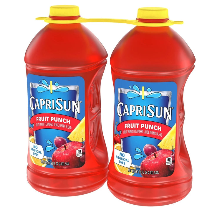 Capri Sun Fruit Punch Flavored Drink 96 Fluid Ounce (Pack of 2) Image 2