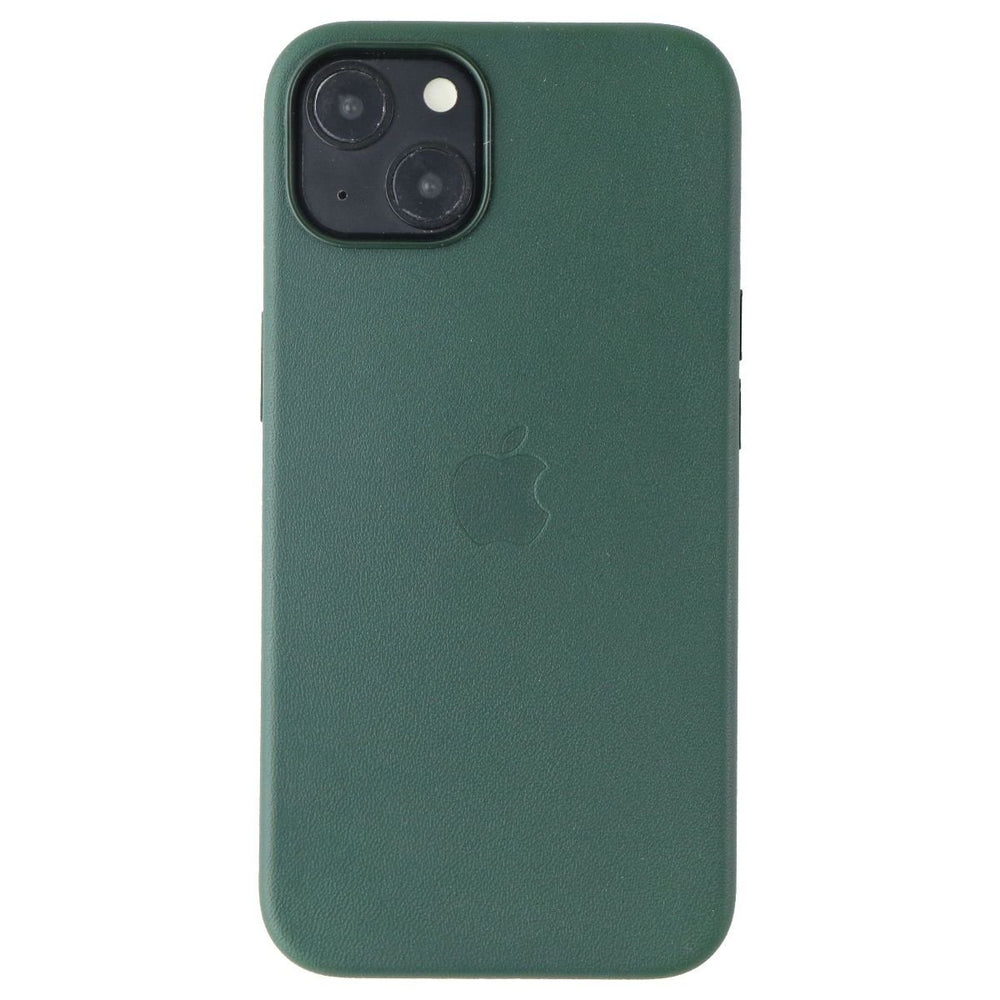 Apple Official Leather Case for MagSafe for Apple iPhone 13 - Sequoia Green Image 2