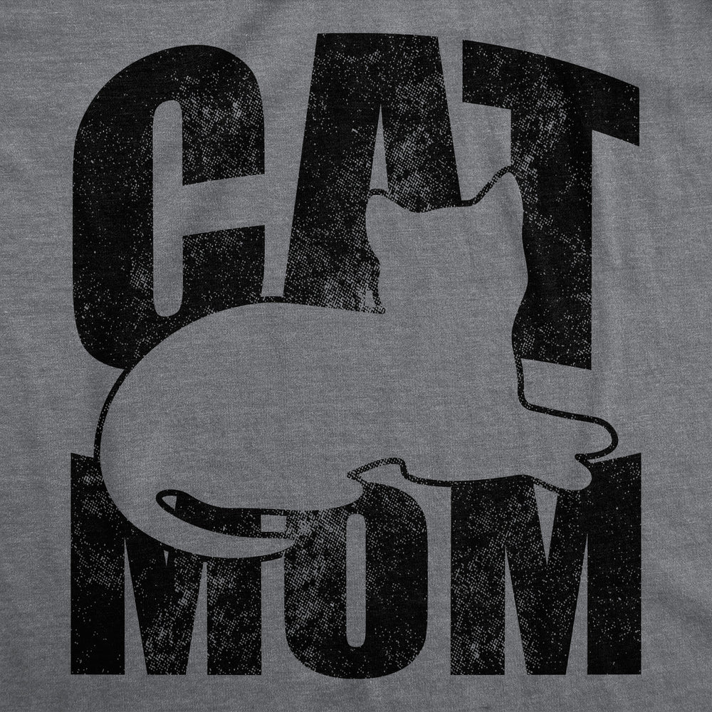 Womens Funny T Shirts Cat Mom Sarcastic Cute Kitten Graphic Tee For Ladies Image 2