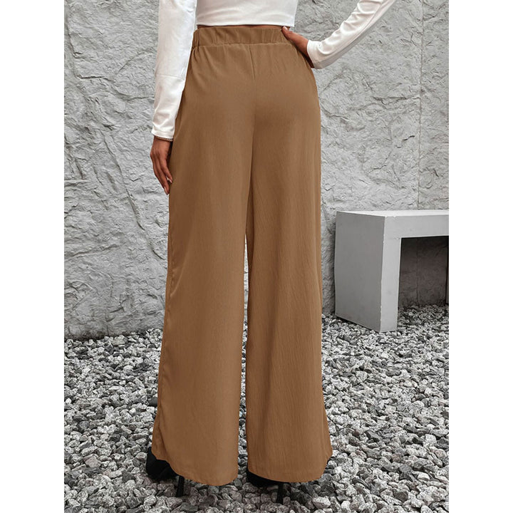 Tied High Waist Wide Leg Pants Image 2