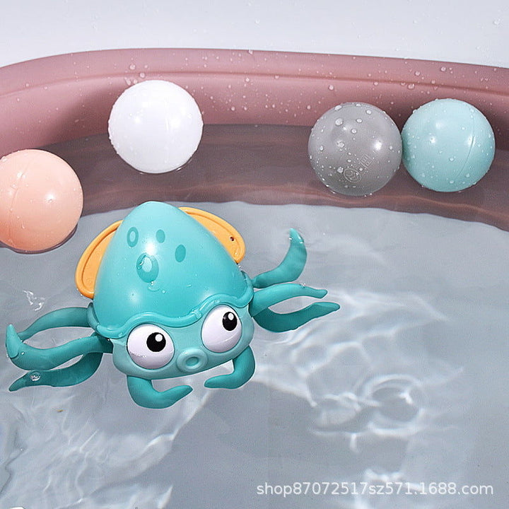 Traction Water-splashing Crab Octopus Crawling With Eight Claws Can Move The Net Red Crab Baby Boy Girl Gift Toy Image 2