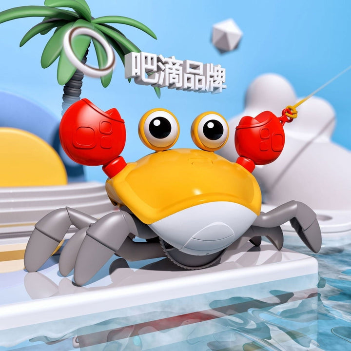 Traction Water-splashing Crab Octopus Crawling With Eight Claws Can Move The Net Red Crab Baby Boy Girl Gift Toy Image 7