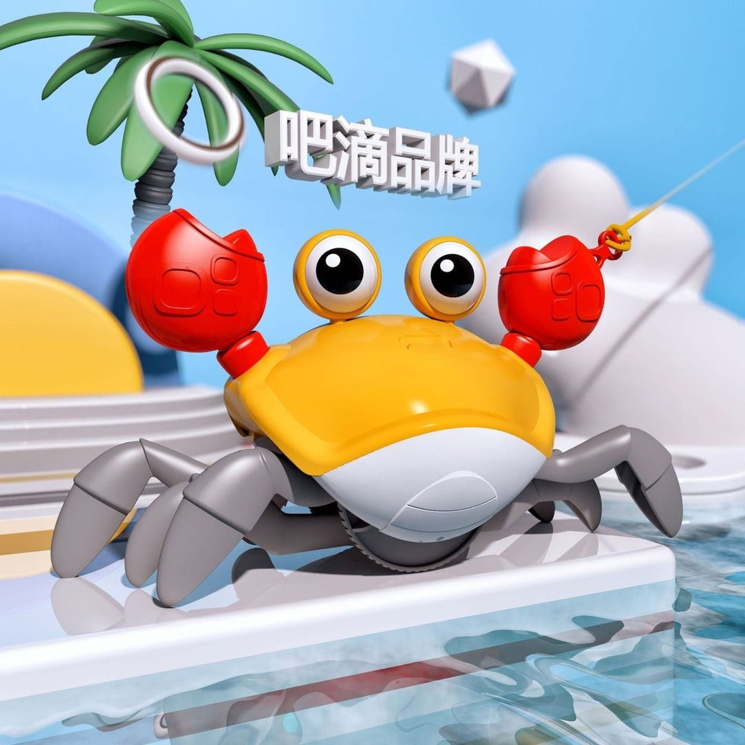 Traction Water-splashing Crab Octopus Crawling With Eight Claws Can Move The Net Red Crab Baby Boy Girl Gift Toy Image 1