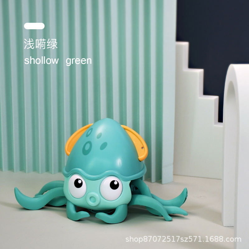 Traction Water-splashing Crab Octopus Crawling With Eight Claws Can Move The Net Red Crab Baby Boy Girl Gift Toy Image 8