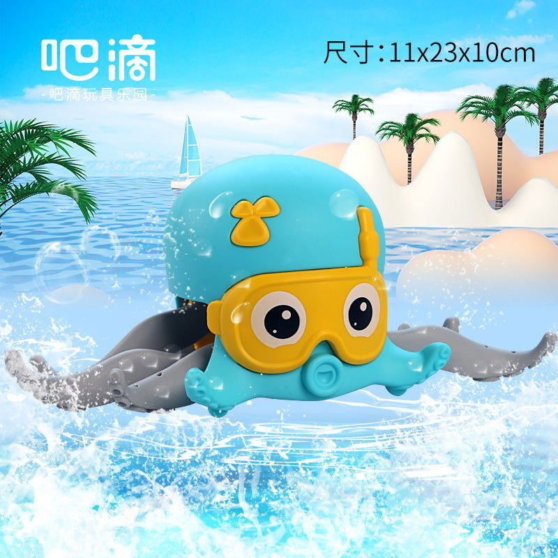 Traction Water-splashing Crab Octopus Crawling With Eight Claws Can Move The Net Red Crab Baby Boy Girl Gift Toy Image 10