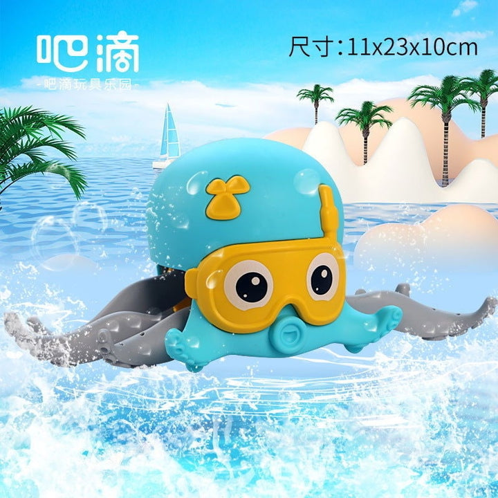 Traction Water-splashing Crab Octopus Crawling With Eight Claws Can Move The Net Red Crab Baby Boy Girl Gift Toy Image 1