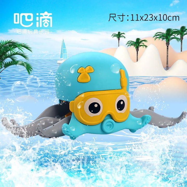 Traction Water-splashing Crab Octopus Crawling With Eight Claws Can Move The Net Red Crab Baby Boy Girl Gift Toy Image 11