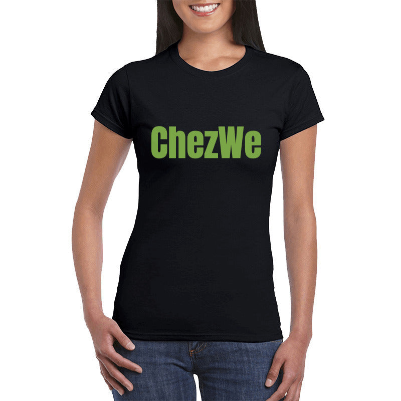 ChezWe Womens Semi-Fitted Organic Cotton T-Shirt Image 2