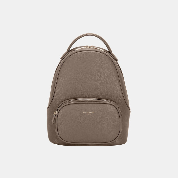 David Jones PU Leather Handle Backpack Image 1