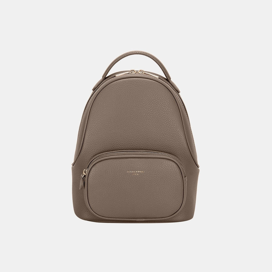 David Jones PU Leather Handle Backpack Image 1