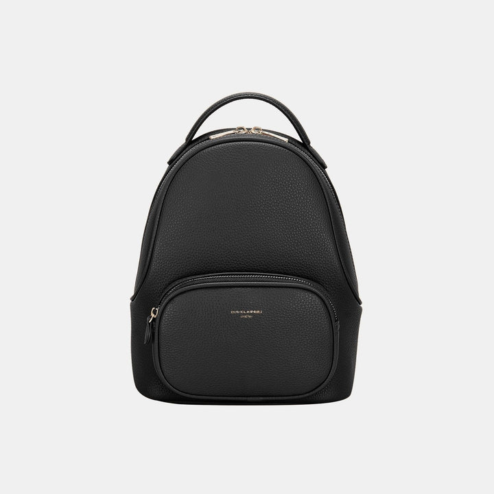 David Jones PU Leather Handle Backpack Image 6