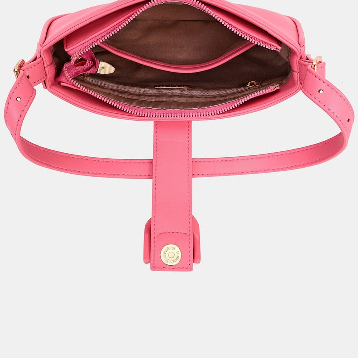 David Jones PU Leather Shoulder Bag Image 6