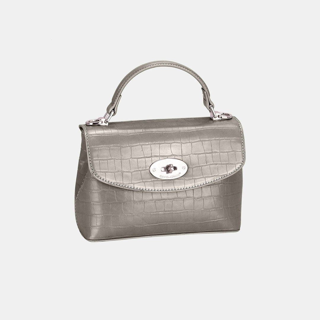 David Jones Texture PU Leather Handbag Image 8