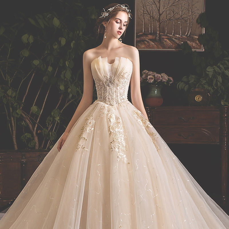 ChezWe Elegant Radiant Wedding Dress Image 2