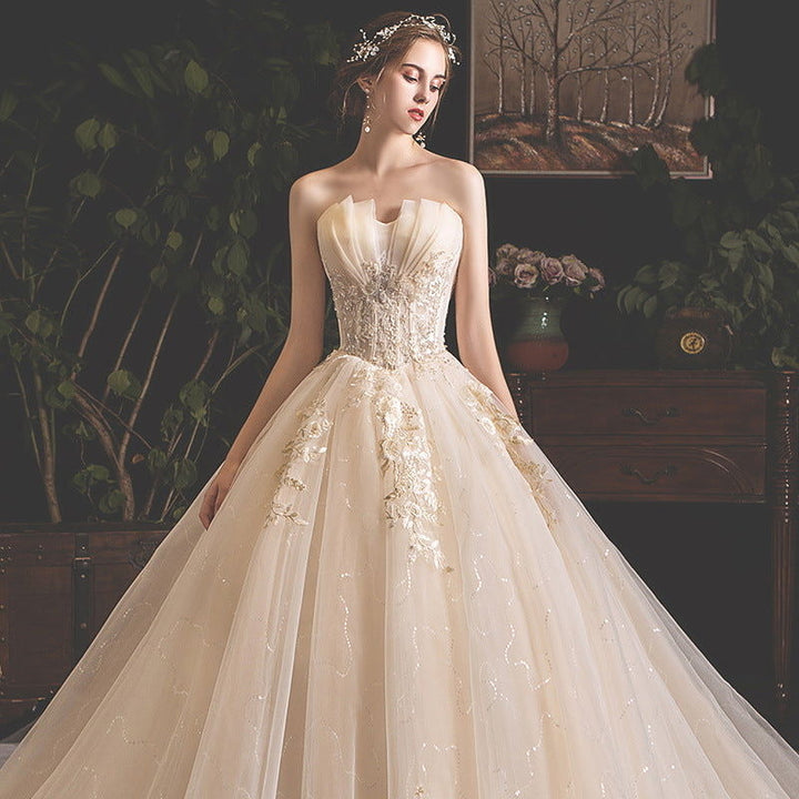 ChezWe Elegant Radiant Wedding Dress Image 3