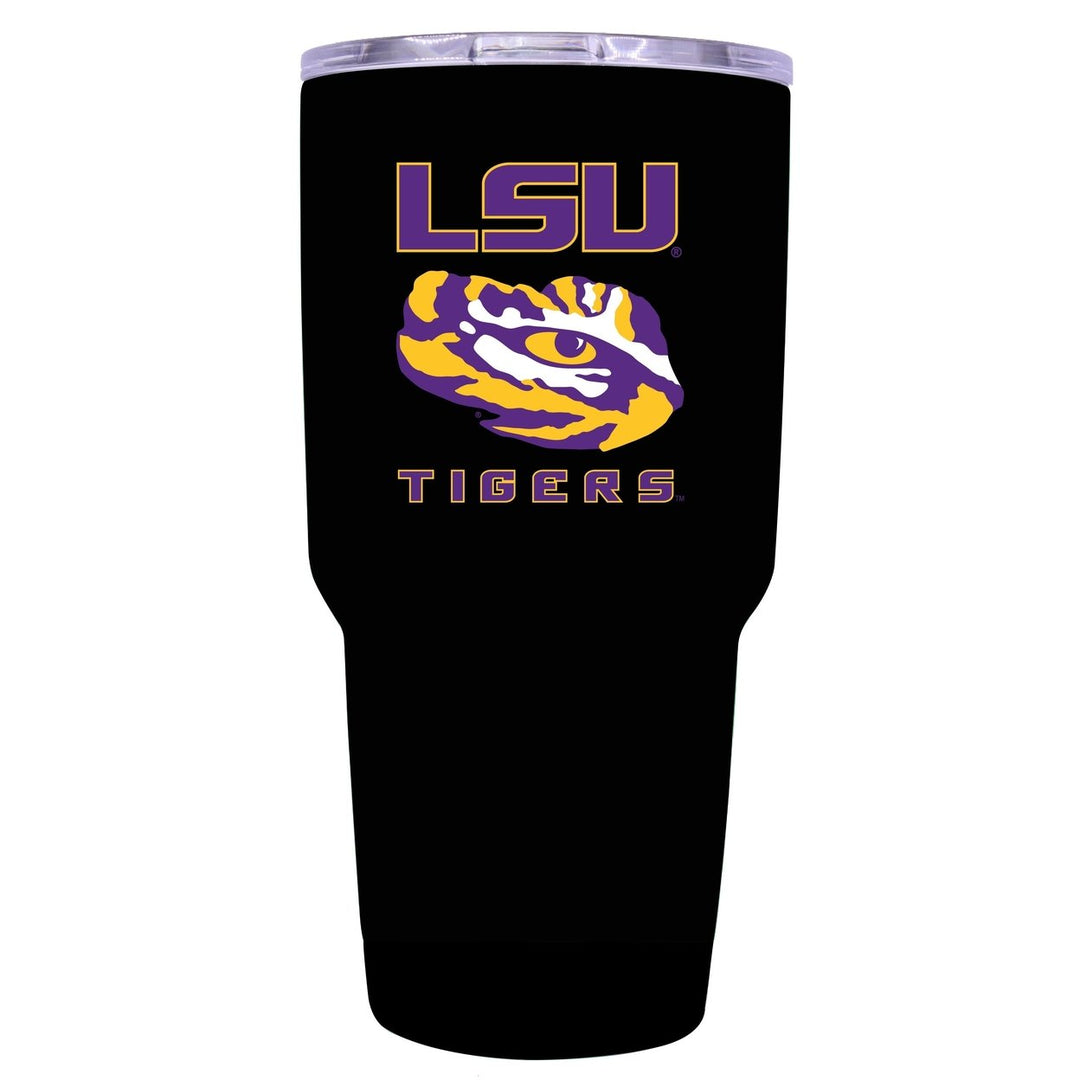 LSU Tigers 24 oz Insulated Stainless Steel Tumbler Officially Licensed Collegiate Product Image 1