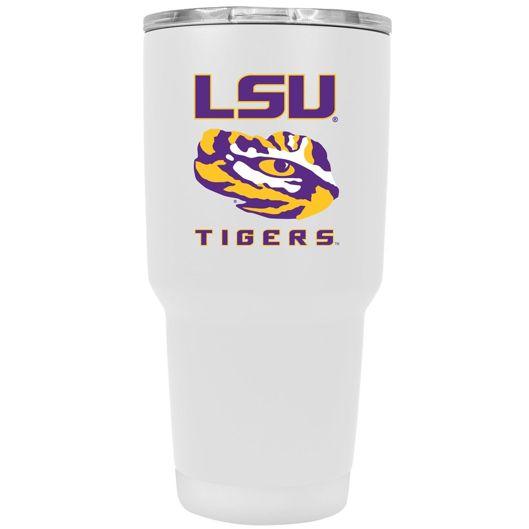 LSU Tigers 24 oz Insulated Stainless Steel Tumbler Officially Licensed Collegiate Product Image 1