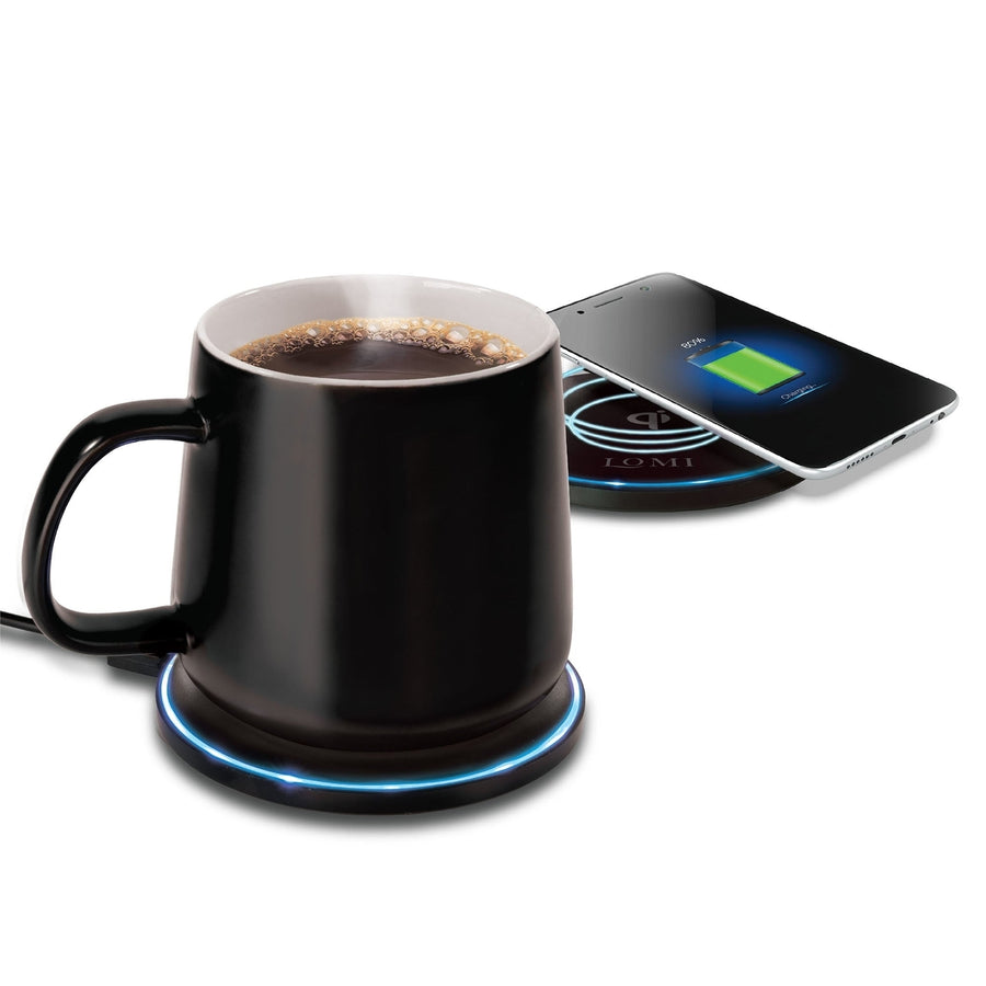 2-In-1 Smart Mug Warmer and QI Wireless Charger Image 1