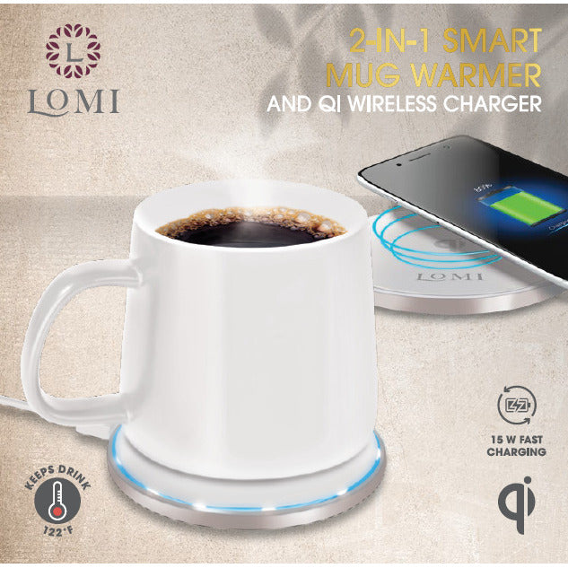 2-In-1 Smart Mug Warmer and QI Wireless Charger Image 9